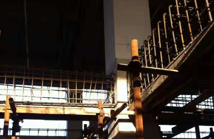梧州一厂房梁柱截面加大施工